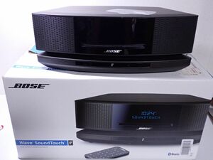 H351/14J◆BOSE Wave SoundTouch music system IV スピーカー サウンドタッチ ブラック 中古品◆