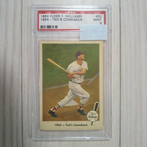 【PSA MINT 9 】1959 FLEER TED WILLIAMS 1954−TED