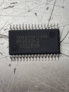 K68。(30個)電子部品IC。OKI M82C53-2GS-K。新品同様。未使用.