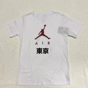 AIR JORDAN Tシャツ 東京 シティ 白 ホワイト 160 XL エア ジョーダン ジャンプマン バスケ