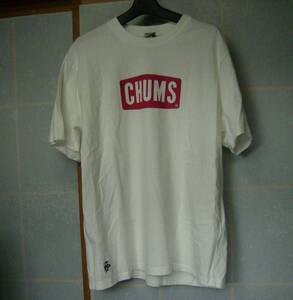 CHUMS(チャムス)　半袖Tシャツ 美品　メンズXL　（白）送料安