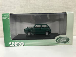 【１円スタート】1/43 エブロ ホンダ N600 1968 緑 HONDA N600 EBBRO ZM