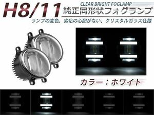 送料無料 LED デイライト付き フォグランプ 左右セット ヴィッツ Vitz KSP90/CSP90/NCP95/NCP91/SCP90 トヨタ ホワイト 白