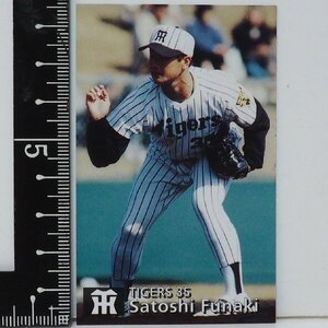 97年 カルビー プロ野球カード 100【舩木 聖士 投手 阪神タイガース】平成9年 1997年 当時物 Calbeeおまけ食玩BASEBALL【中古】送料込