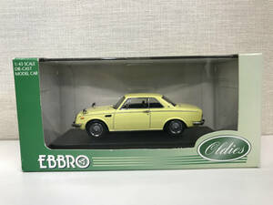 【１円スタート】1/43 エブロ トヨタ 1600GT 5 黄色 TOYOTA 1600GT 5 Yellow EBBRO ZJ