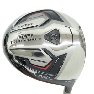 HONMA ホンマゴルフ TW737 ドライバー 純正カーボン/VIZARD EX-A65/S 9.5°/-/D2 [240001942865] 男性用