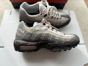 ○1円スタート○ NIKE AIR MAX 95 PRM○BLACK/PINK FOAM ーGUNSMOKEー○サイズ27.5cm○US9.5○Atmos購入品○