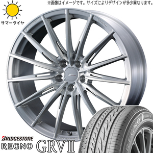 245/40R20 サマータイヤホイールセット レクサスLBX etc (BRIDGESTONE REGNO GRV2 & FZERO FZ4 5穴 114.3)