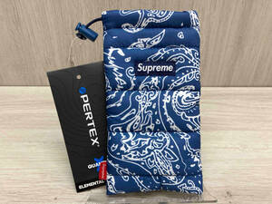 ［ 未使用品 ］ Supreme シュプリーム　PUFFER NECK POUCH ペイズリー柄デザイン　ブルー　タグ付き