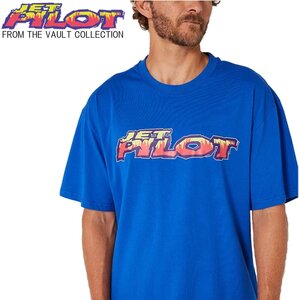 ジェットパイロット JETPILOT ビンテージ 2024 Tシャツ 送料無料 カラー ビジョン Tシャツ S23500 ロイヤルブルー M