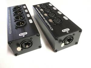 送料込！未使用 4ch マイク xlr マルチボックス 2個1set