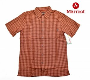 送料無料4★Marmot★マーモット Eldridge 半袖シャツ size:M ピカンテ