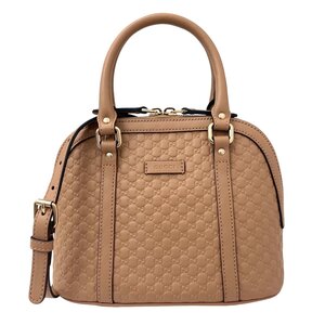 【中古】｜GUCCI グッチ マイクログッチシマ 2WAY ハンドバッグ レディース GUCCI 449654 BMJ1G GGレザー ショルダーバッグ