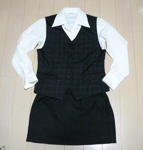 ●送料230円●超ミニ　11号　ベストスーツ　OL制服　コスプレ衣装　お水系　おねえさん　キャバ嬢