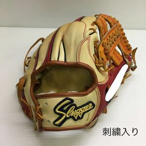 G-1573 久保田スラッガー KUBOTA SLUGGER オーダー 硬式 内野手用 グローブ グラブ 野球 中古品 刺繍入り