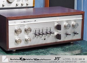 LUXMAN CL35 MK-III ♪ラックスマン完成形の真空管プリアンプ 銘機♪【メンテ・ケア済／美品】