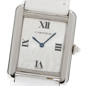 カルティエ CARTIER W1019555 タンクソロSM クリスマス限定 クォーツ レディース 良品 _862667