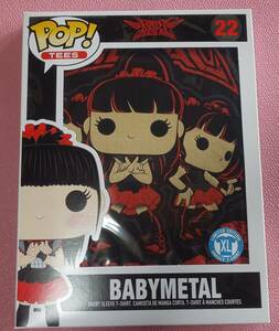 新品未開封 22 BABYMETAL POP! TEES LIMITED EDITION UNISEX T-SHIRT 2015 FUNKO 再販版 海外XLサイズ ベビーメタル ベビメタ Tシャツ