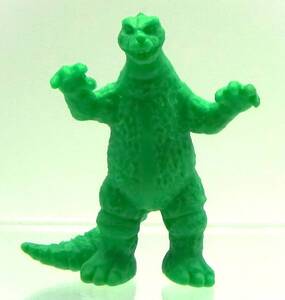 怪獣　消しゴム　ゴジラ　緑色　　　　特撮　フィギュア　グリーン　小顔　Godzilla Figure