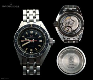 希少 UNIVERSAL GENEVE ユニバーサルジュネーブ seiko omega rolex cartier heuer iwc geneve Longines