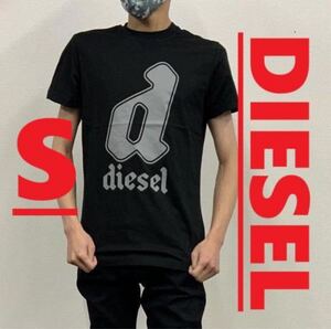 ディーゼル　半袖　Tシャツ　ブラック　黒　ロゴ　Sサイズ　T-DIEGOR 13-H　A17092 RPATI 900　DIESEL