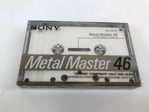 ☆未開封　Sony メタルテープ Metal Master 46分 トランジェントテクノロジー METAL-MST 46 カセットテープ　♯191727-14　在：3