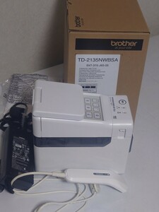 ブラザー工業 TD-2135NWBSA　バーコードリーダー、テープ60×60付