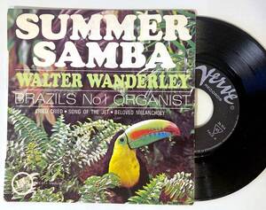 7inch★Walter Wanderley『Summer Samba』★４曲入り★Marcos Valle, Antonio Carlos Jobim★Jazz Samba, Bossa Nova★45 EP