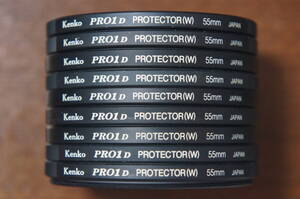 【580円/枚】[55mm] Kenko PRO1D PROTECTOR(W) 保護フィルター