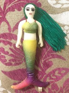 ハワイマーメイド人形　人魚姫　ヴィンテージ　エメラルド