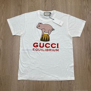 【新品】GUCCI グッチ ブタ ピグレット刺繍 半袖 Tシャツ size M タグ付き