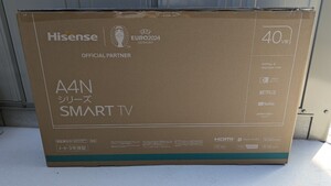 【新品未開封】Hisense40型地デジ/BSダブルチューナー液晶テレビ40A4N