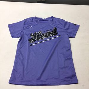 送料無料★美品★HEAD ヘッド★半袖Tシャツ トップス★スポーツウェア★女の子 キッズ 160★パープル#30508sjj5