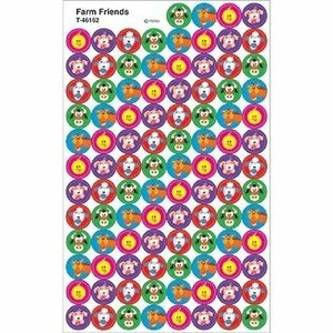 TREND トレンド Stickers Farm Friends ごほうびシール 動物 ごほうび ８００枚パック [T46162]