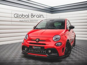 アバルト 595 695 フィアット フロント バンパー リップ スポイラー / アンダー スプリッター エプロン バンパー ディフューザー ABARTH