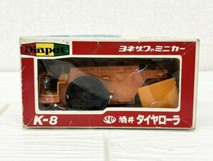 E529-T6-2598 Diapet ダイヤペット ヨネザワのミニカー K-8 酒井タイヤローラ TS150 NO.01610 1/40スケール 玩具 おもちゃ 箱付き ③