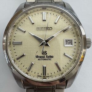 ★1円スタート★Grand Seiko グランドセイコー GS マスターショップ限定 メンズ 腕時計 9S55-00A0 自動巻き 稼働 アイボリー文字盤 中古品