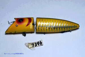 GIANT ZIG WAG VINTAGE WOODEN LURE HEDDON （7396-327　）USA MADE #OLDLURE #ARTLURE_VINTAGE ＃ヴィンテージルアー