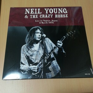 【未開封LP】Neil Young & Crazy Horse「Live In Nagoya Japan 3rd March 1976 」日本初来日の名古屋公演のライヴ2枚組輸入盤