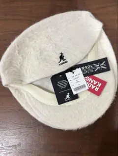 KANGOL カンゴール　ファーハンチング　アイボリー　未使用　XL