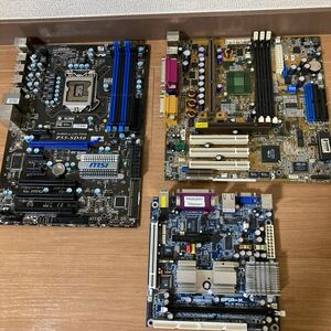 マザーボード／PCパーツ／PC基盤 おまとめ3点セット★ジャンク品