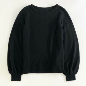 15j16 FOXEY フォクシーCloud Knit Top クラウドニット カシミアニット セーター 39903 サイズ42 ブラック カシミヤ100％ レディース