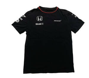 マクラーレン・ホンダ 2016支給品 セットアップTシャツ アルコールロゴ 　M　B品　非売品　　アロンソ　バトン　バンドーン　F1