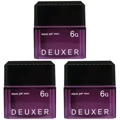 ● 3個セット ナンバースリー デューサー アクア ジェル ワックス 6G 80g ヘアワックス WAX 美容室専売 美容室 美容院 サロン 専売 NUMBER THREE NO3