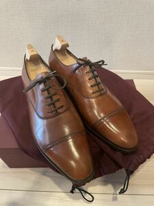 着用1度のみ　JOHN LOBB ジョンロブ フィリップ2 9.5EE ブラウン 9 1/2 9ハーフ　PHILIP2 シューツリー付　プレステージライン