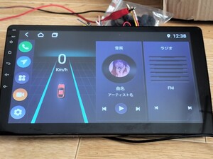 ディスプレイオーディオ 10インチ4コア WiFi アンドロイドオート carplay GPS 未使用バックカメラ付き