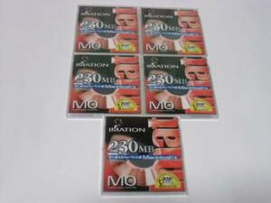 ◆IMATION MO 230MB フォーマット済 macintosh用5枚セット◆