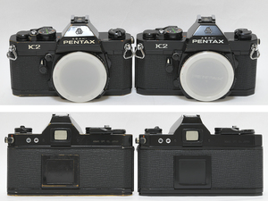 PENTAX ペンタックス 「K2」 ジャンクボディ ブラック 2台セット 