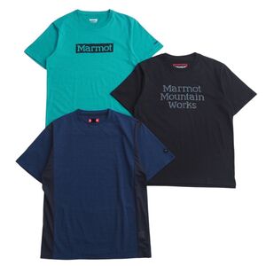 TI3605▽3点セット マーモット Marmot メンズ スクエア ロゴ/クライム3250 ポケットTシャツ/マウンテン ワークス*半袖カットソー