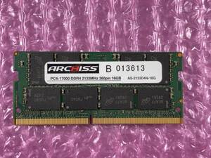 ARCHISS/Micron/16GB/PC4-17000/DDR4-2133/PC4-19200/PC4-21333/PC4-25600/#18-1